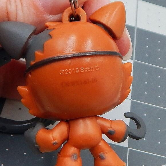 Five Nights At Freddys FNAF Captain Foxy Hangers Figure Key Chain Clip 2015 - Picture 6 of 6